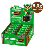 Protein Cup 25% Proteina - Chocolate ao Leite Proteico Recheado com Pistache Proteico - Zero Glúten, Lactose e Adição de
