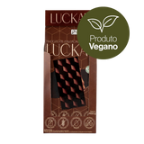 Display Barras Chocolate 70% - Zero Adição de Açúcares, Lactose e Glúten - Luckau - 6 unidades de 75g - 450g