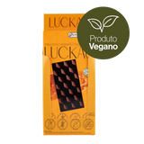 Display Barras Chocolate 70% Caramelo Salgado - Zero Adição de Açúcares, Lactose e Glúten - Luckau - 6 unidades de 75g -