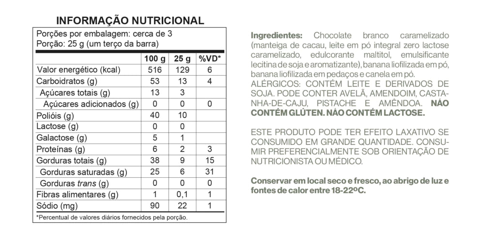 Tabela Nutricional